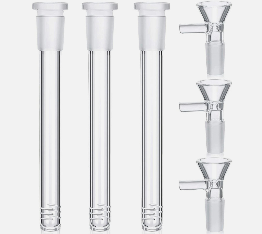 3Pack 4.5″ (insert 3.3”) Downstem +14mm Male Round Bowl