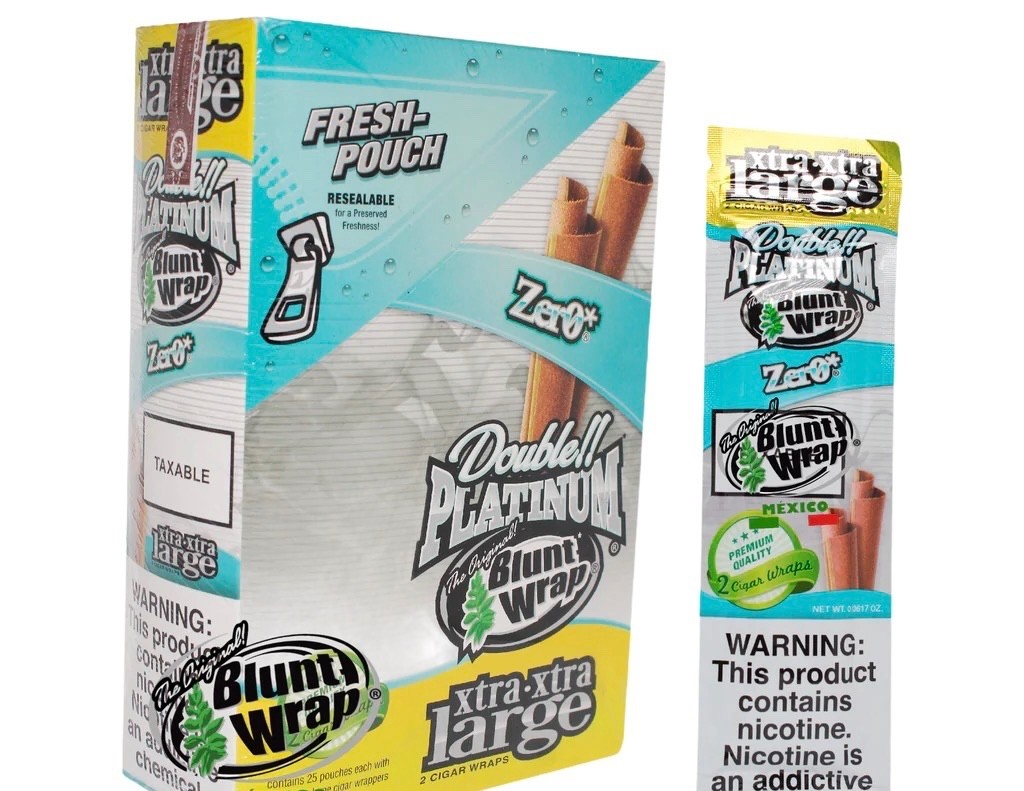Original Zero B Wrap Rolling Papers 1 Box With 25 Packs