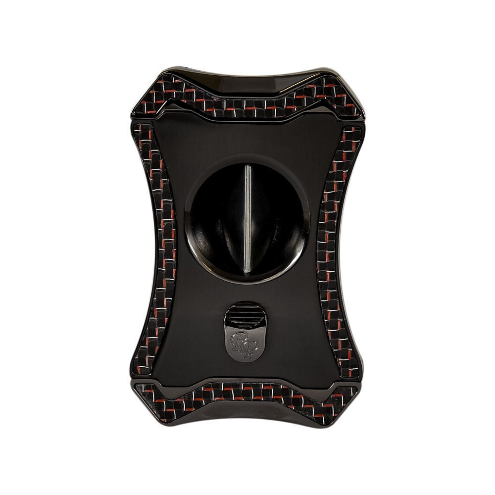 Rocky Patel Viper V-Cutter – Gunmetal and Red Carbon Fiber