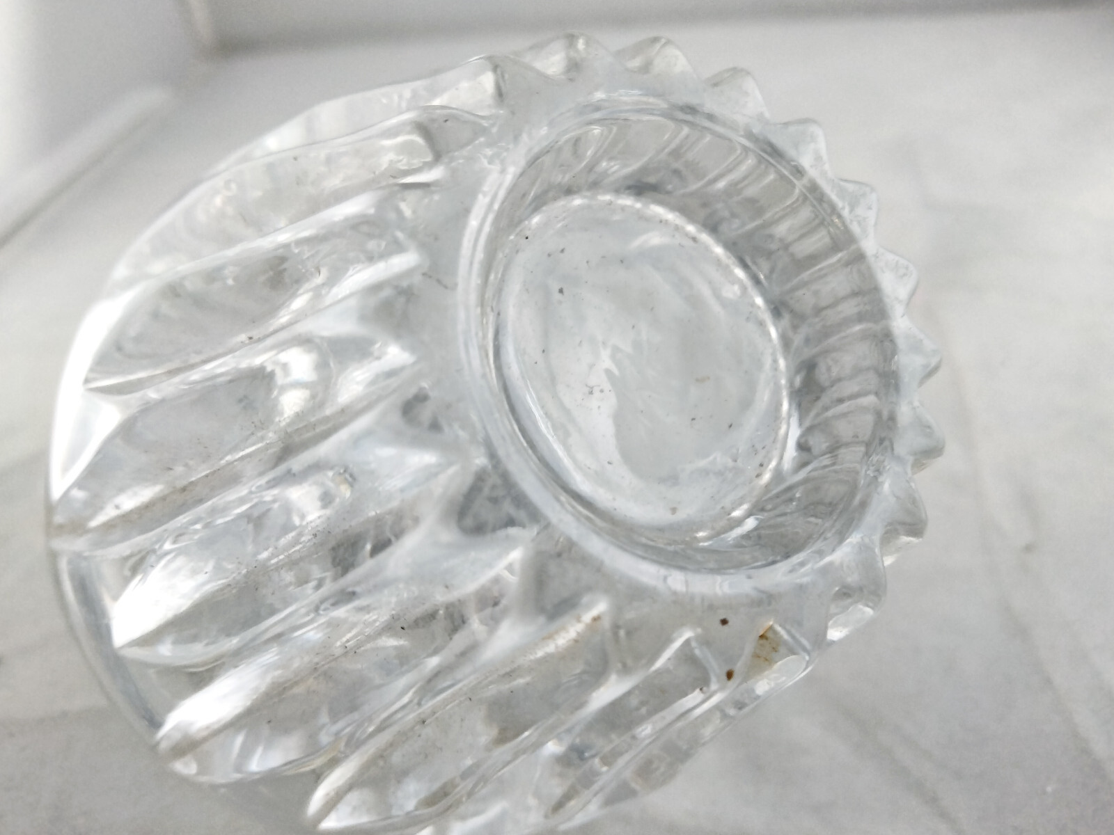 Princess House Highlighter Crystal Glass Table Lighter 4.5” X 3” Desktop Lighter