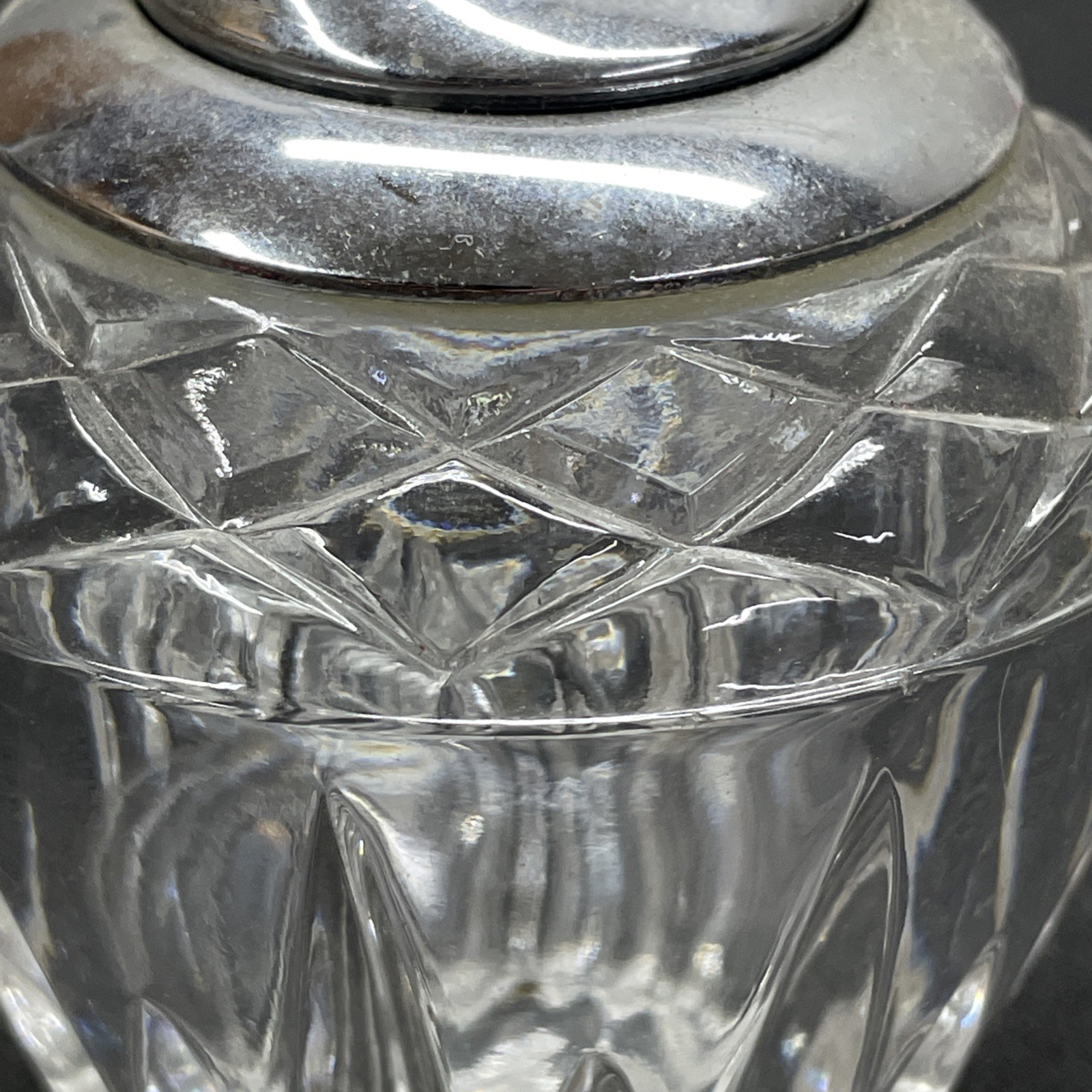 Princess house lead crystal glass tabletop lighter no flint untested