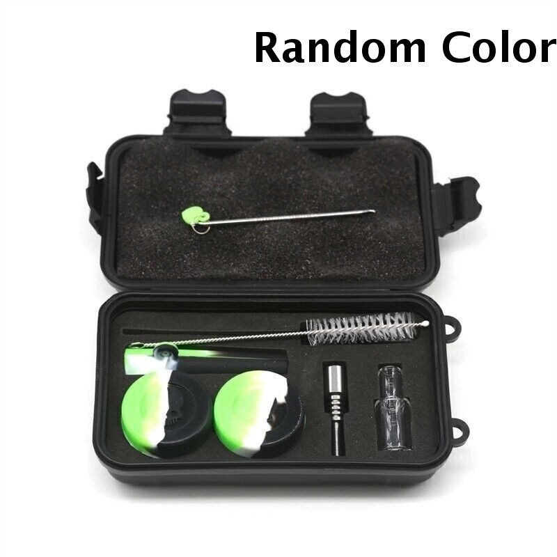 1PCS Random Color Silicone Pipe – Multi-Purpose Set With 7 Accessories