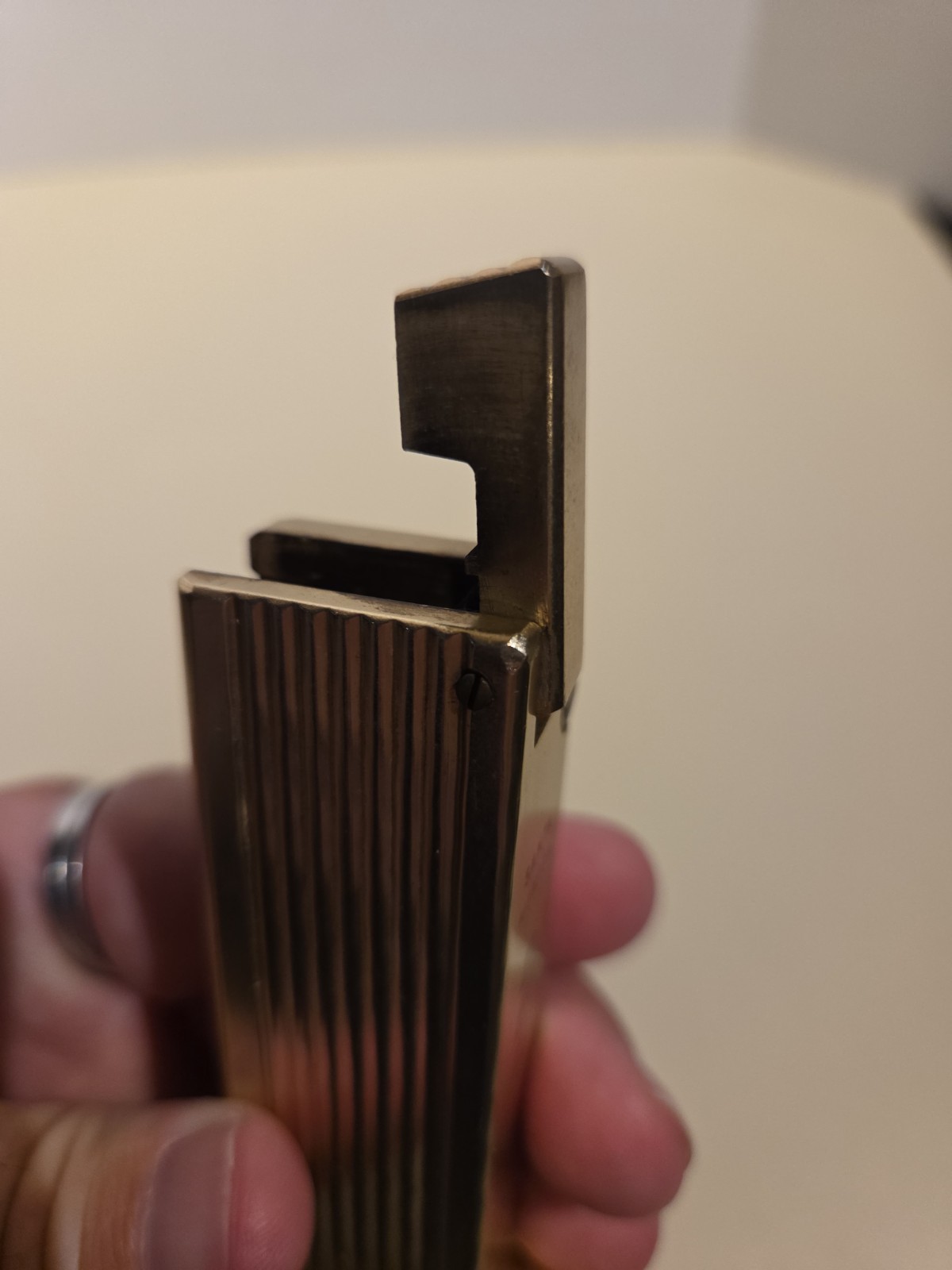 Vintage Cygnus Petrol Table Lighter Made in Japan Del Mar Hotel Club Advertising