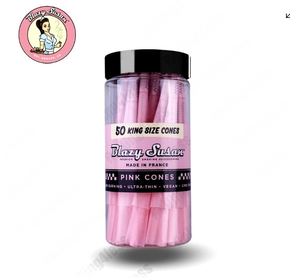 Blazy Susan Pink Cone King Size Pre Rolled Cones -50ct