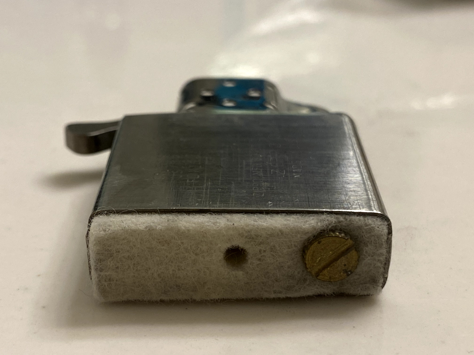 VINTAGE 1972 ZIPPO LIGHTER WASHINGTON STATE CAPITOL BUILDING OLYMPIA NEW IN BOX