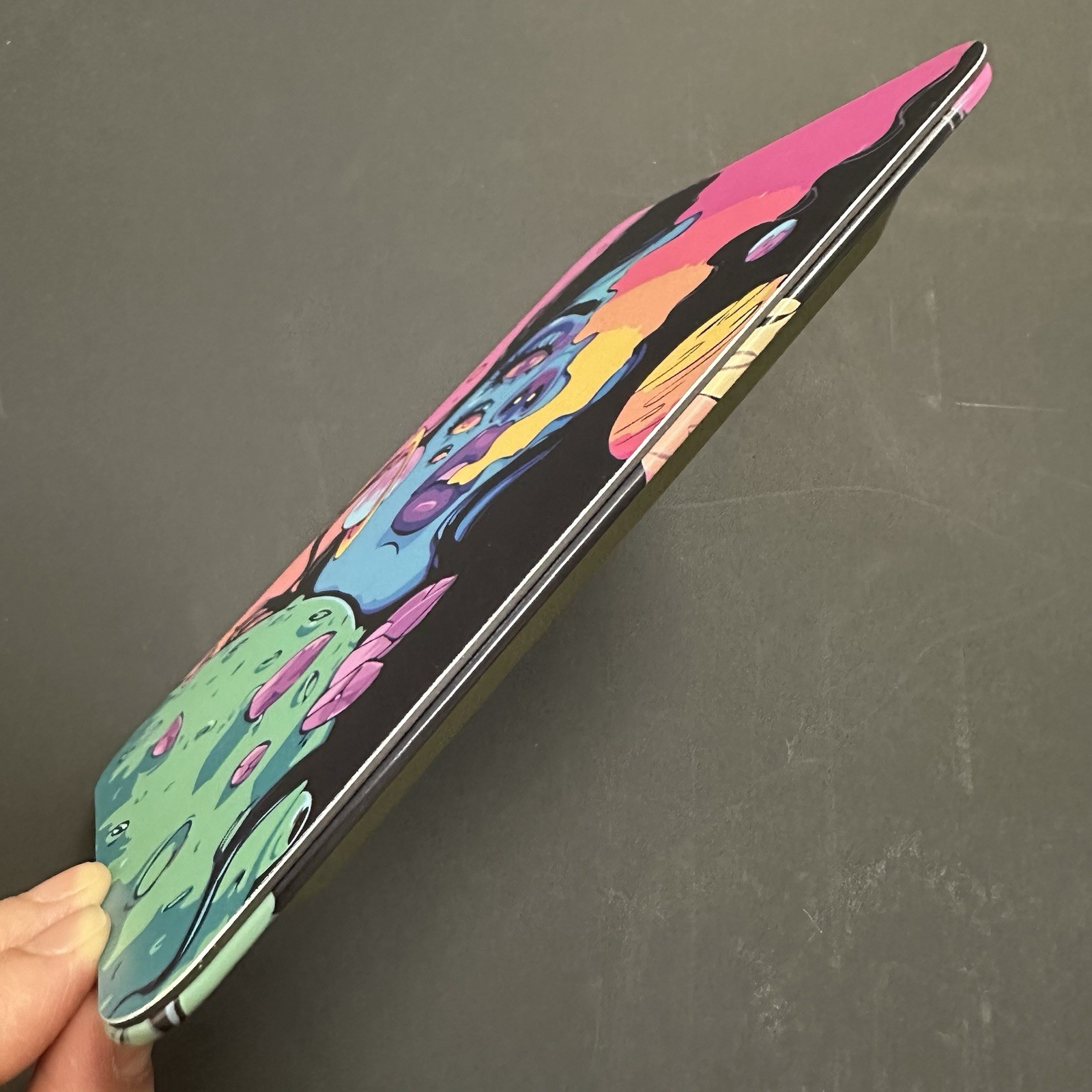 Small Metal Rolling Tray w/ PVC Soft Magnetic Lid | 7″ x 5″ Psychedelic Art