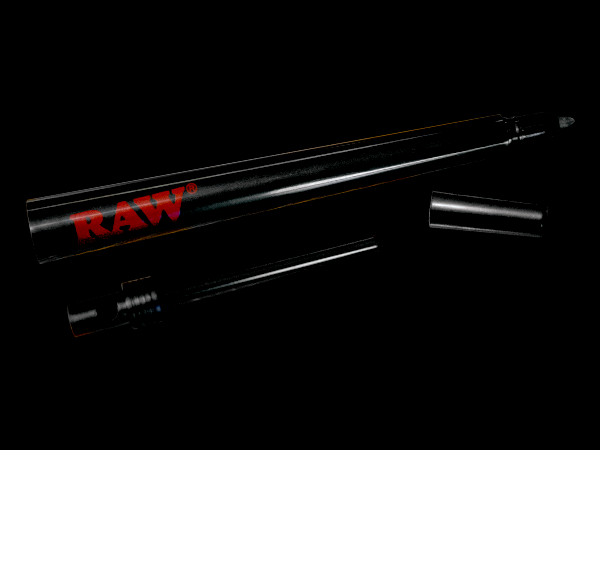 RAW “RAWL PEN” Cone Roller+Pack of BLACK ORGANIC HMP KING SIZE PAPERS+TIPS+TUBE