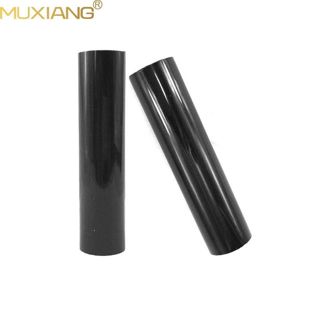 MUXIANG 2pcs Black High Quality Acrylic Rod Solid Opaque 24mm Diameter 95mm Long
