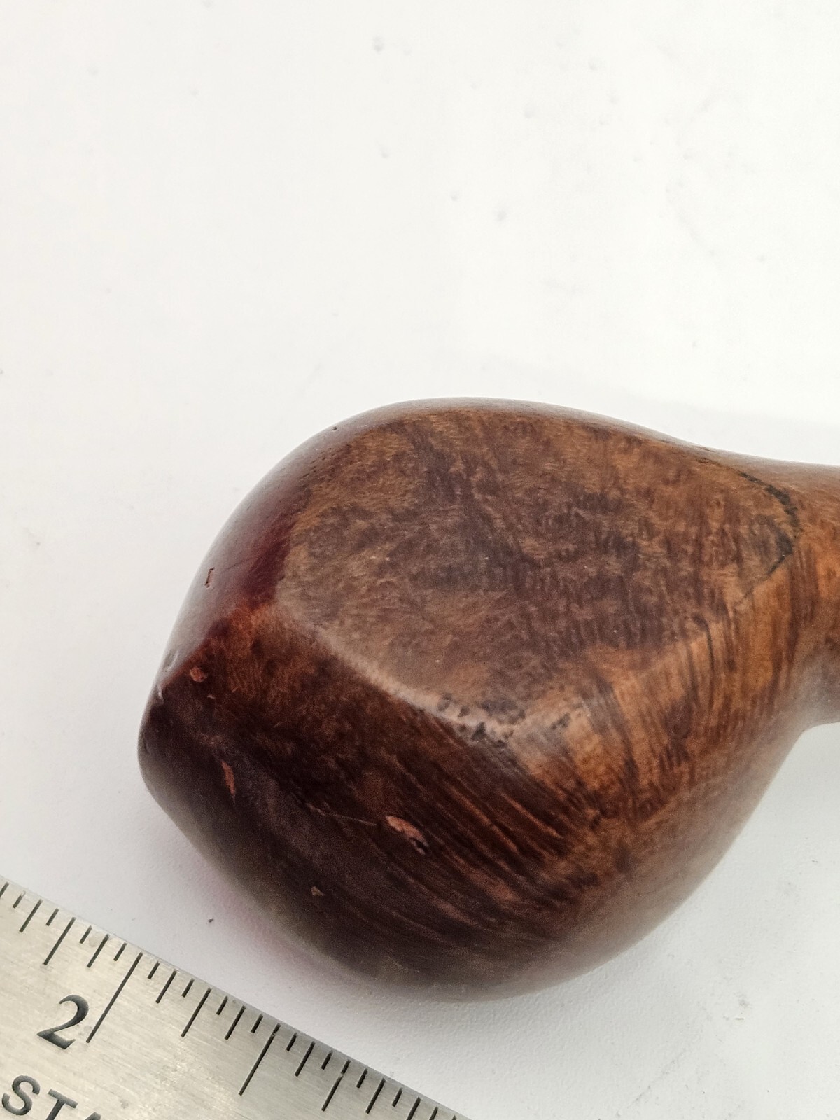 Vintage EDWARDS Bent Mitred Prince Author Tomato ALGERIAN BRIAR Pipe