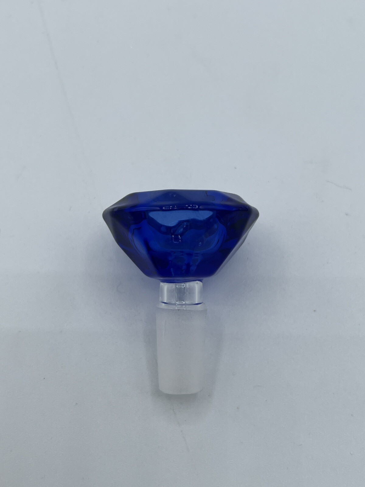 14MM Quality Blue Glass Diamond Replacement Tobacco Bong Bowl Holder Piece Wide