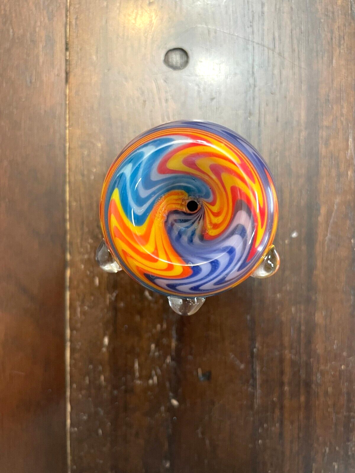 14mm Glass Hookah Bowl Pipe UFO Top Colorful