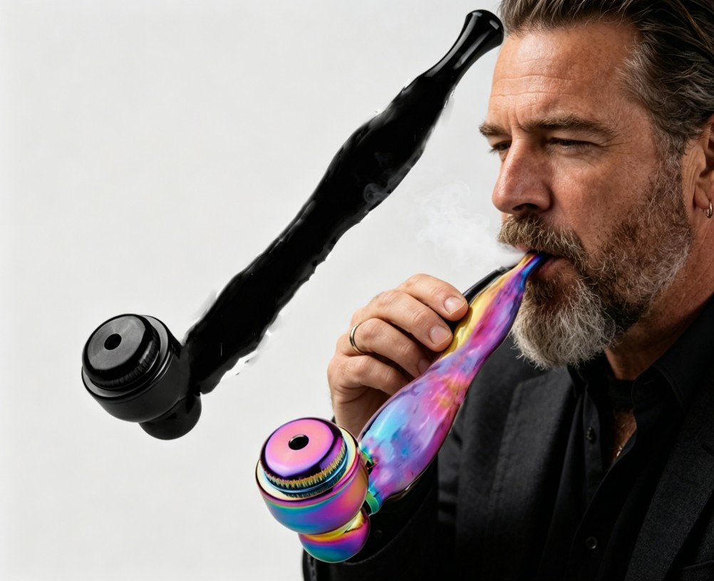 ( Pack of 2 ) 4.3″ Metal Detachment Tobacco Smoking Pipes with Caps Hand Pipes==