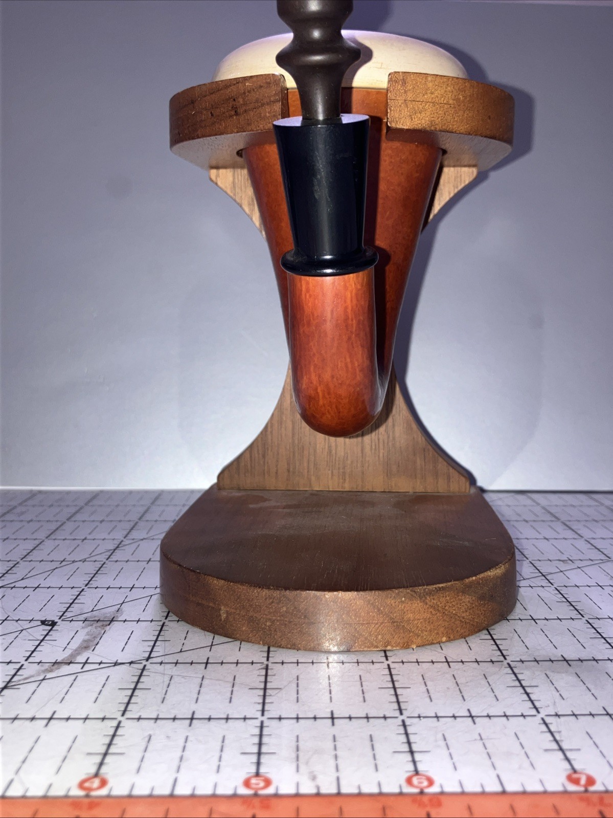 Sherlock Holmes Style Calabash & Gourd Pipe & Walnut Stand Make Offer