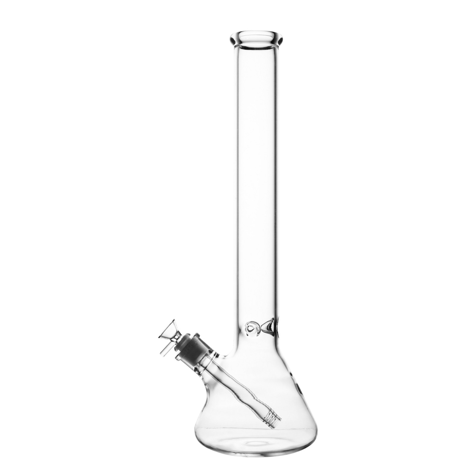 18″ Heavy 7mm Thick Glass Bong Heavy Bong Clear Smoking Beaker Hookah Water Pipe