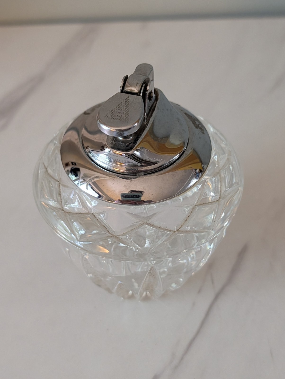 Vintage Crystal Table Lighter Princess House