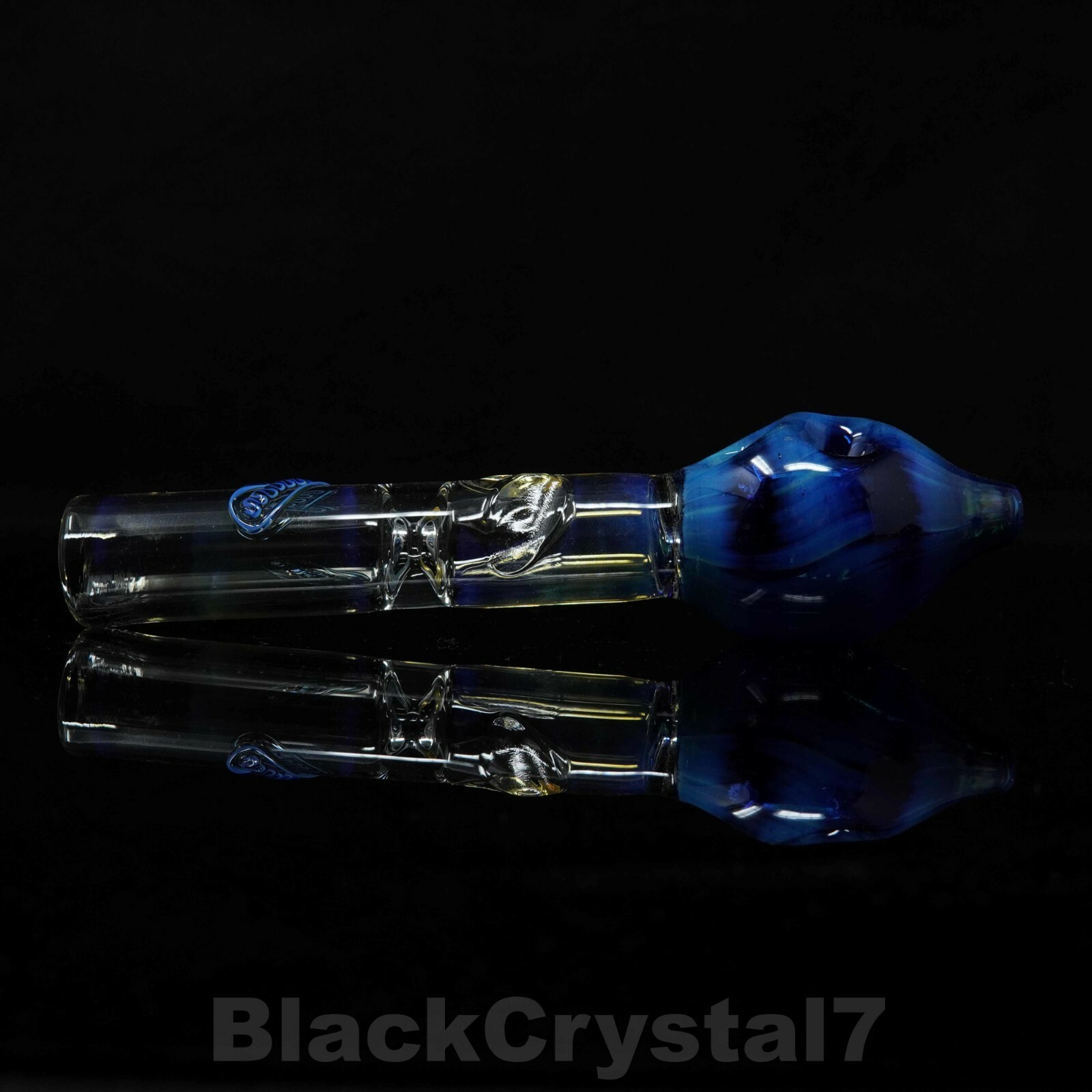 8″ Handmade Triple Bowl Cosmic Trip Steam Roller Tobacco Smoking Bowl Glass Pipe