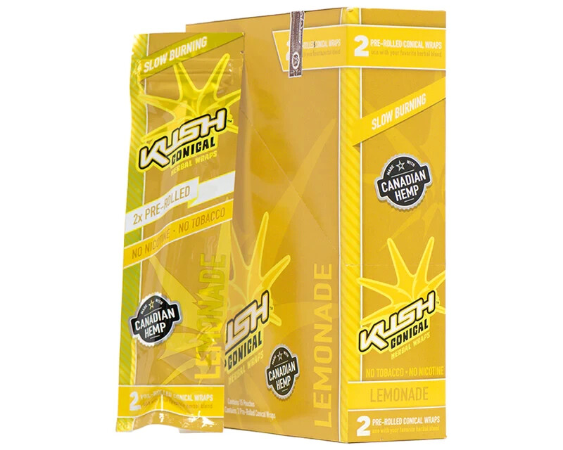 Canadian Herbal Pre Rolled Papers/Cones Lemonade 5/2ct Packs