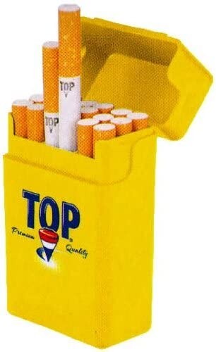 X4😎HINGED CIGARETTE CASE FOR 100MM SIZE💛🧡TOP CRUSH-PROOF STRONG BOX💥🔥