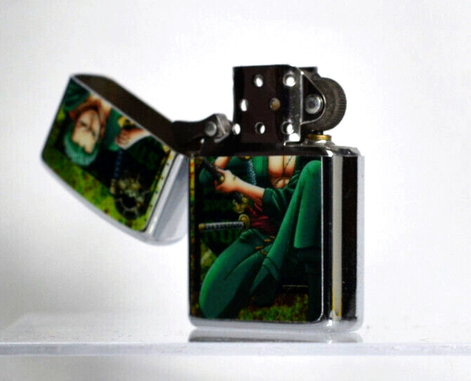 One Piece Zoro Oil Lighter Japan Rare Anime Gift Collectible New