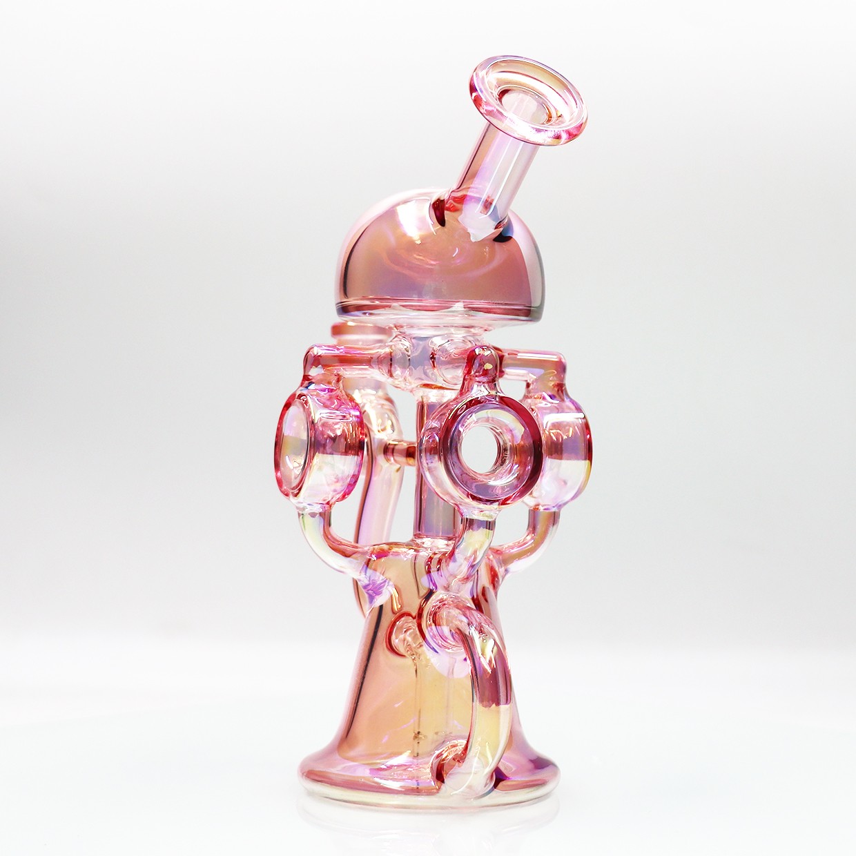 9” Recycler Hookah Glass Bong and Water pipes smoking Tobacco Bong & 14mm bowl