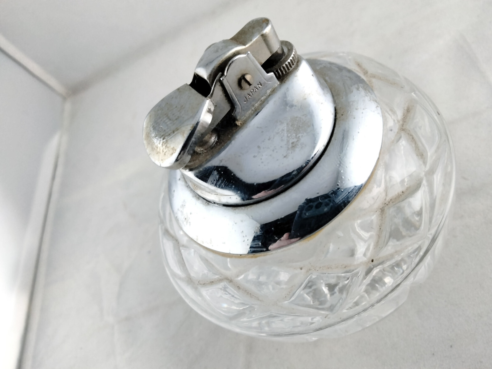 Princess House Highlighter Crystal Glass Table Lighter 4.5” X 3” Desktop Lighter