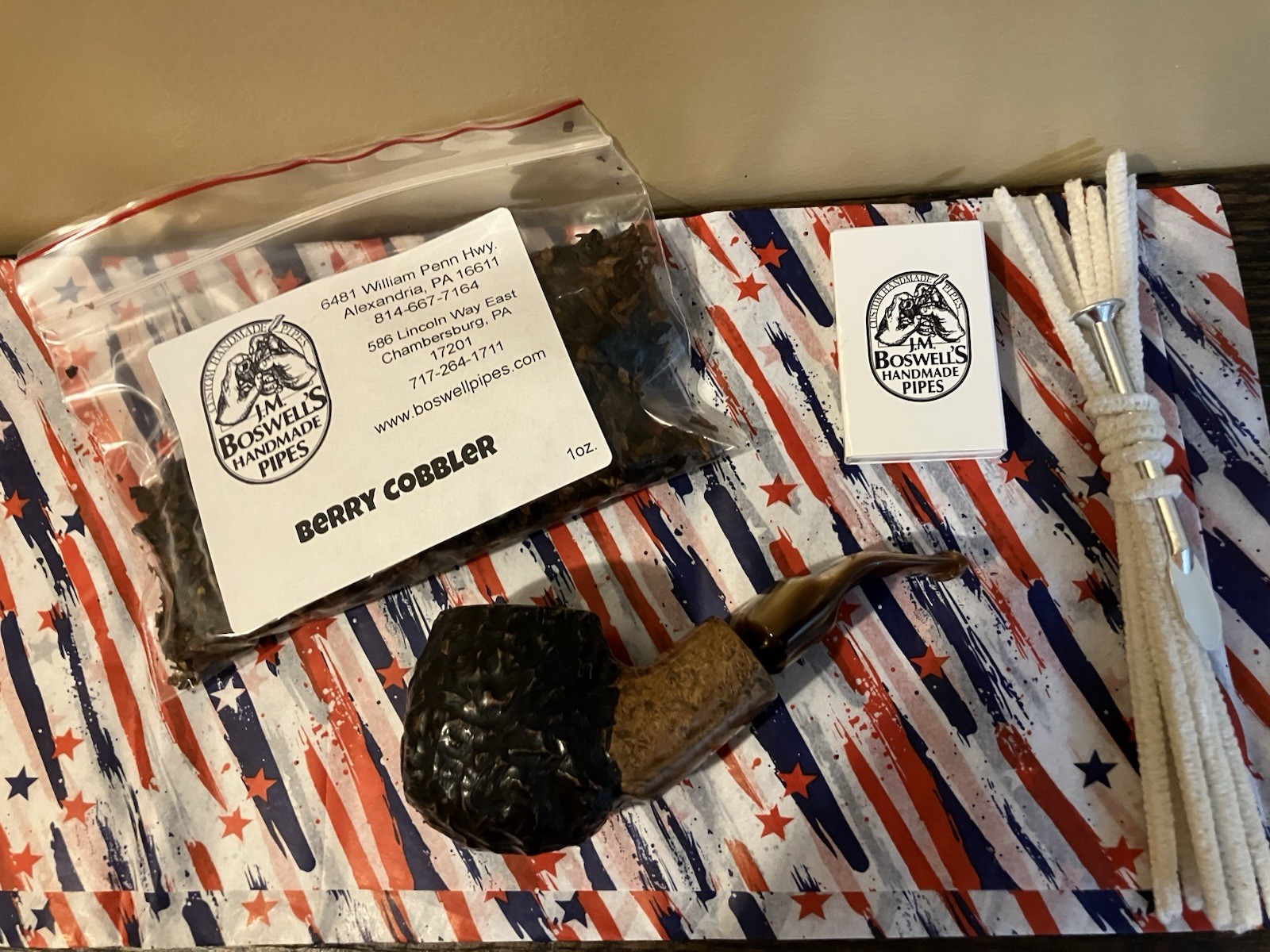 J.M. Boswell 2026 Pipe – Lava-Rock Briar Nose-Warmer