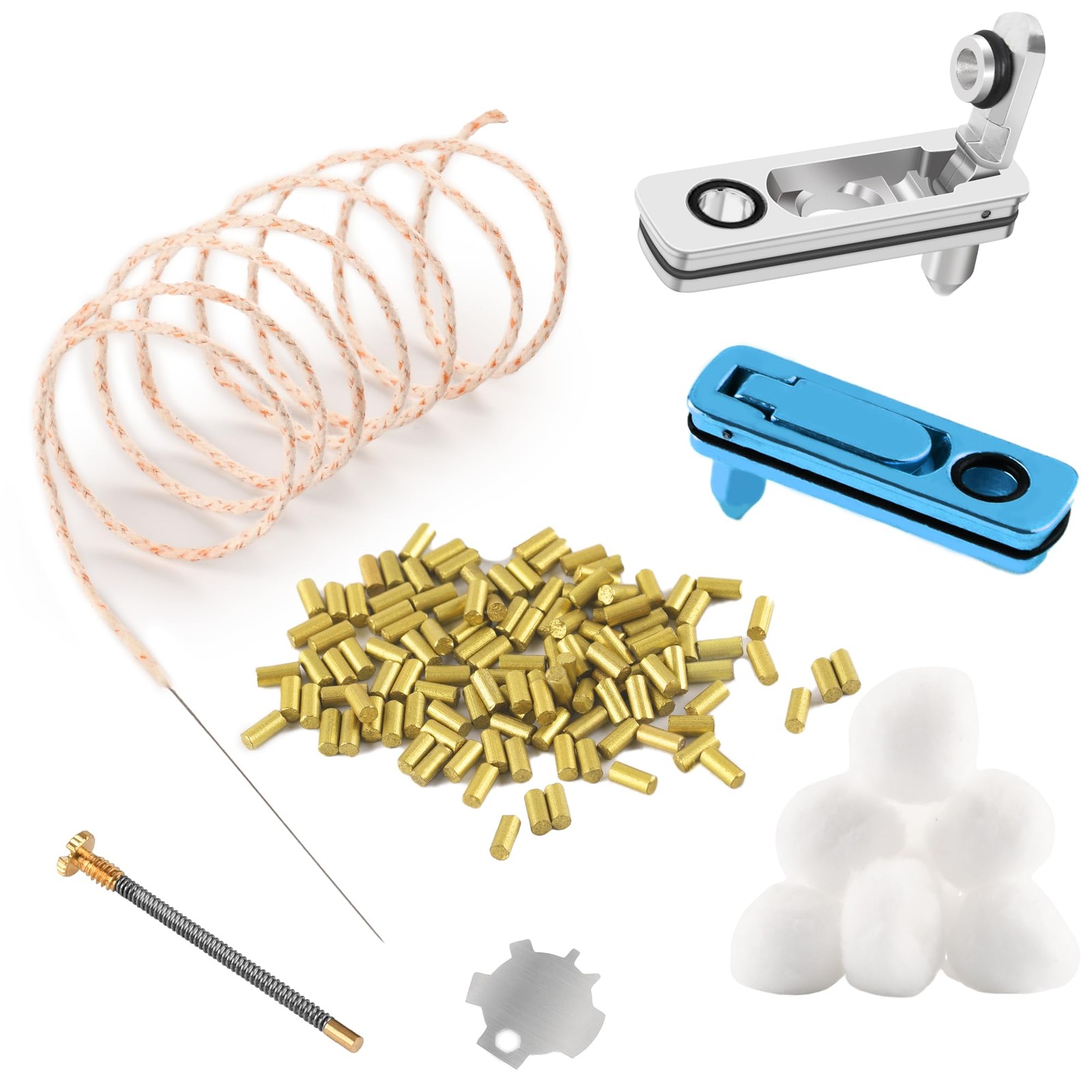 Flint and Wick Set-Upgraded Lighter Repair Kit for Fluid Lighter & Insert(Met…