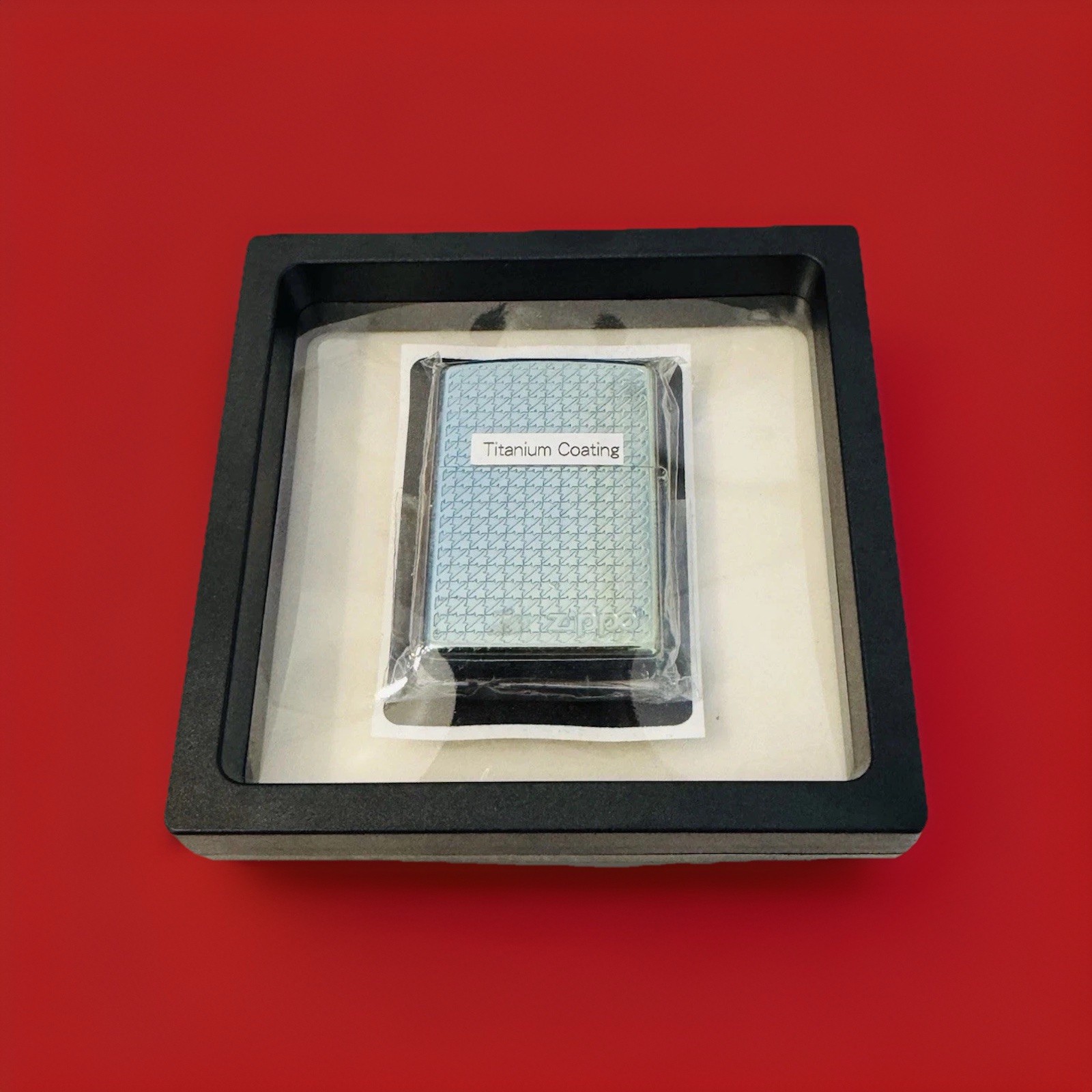 USA ZIPPO LOGO TITANIUM 5 SIDED-LIGHTER NEW GIFT FREE SHIPPING US SELLER