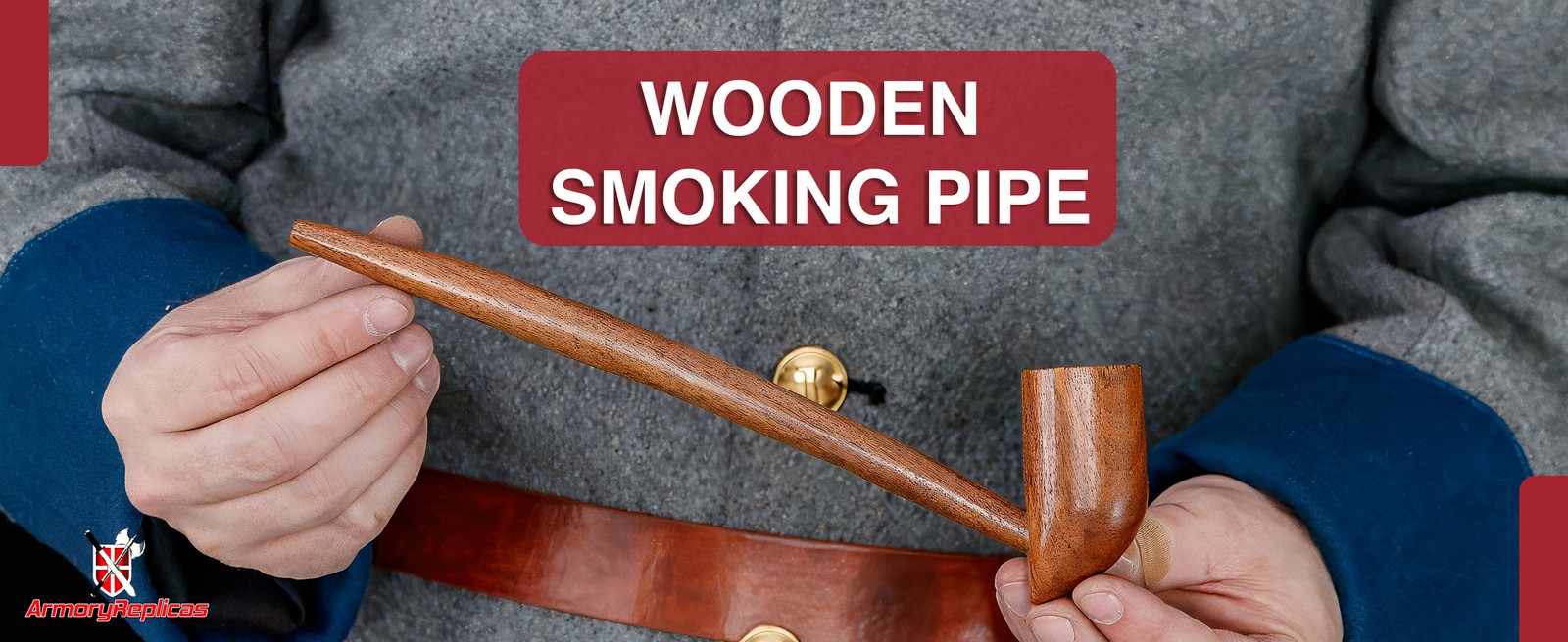 Churchwarden Wooden Smoking Pipe Handmade Elegant & Functional Pipe Sheeshamwood