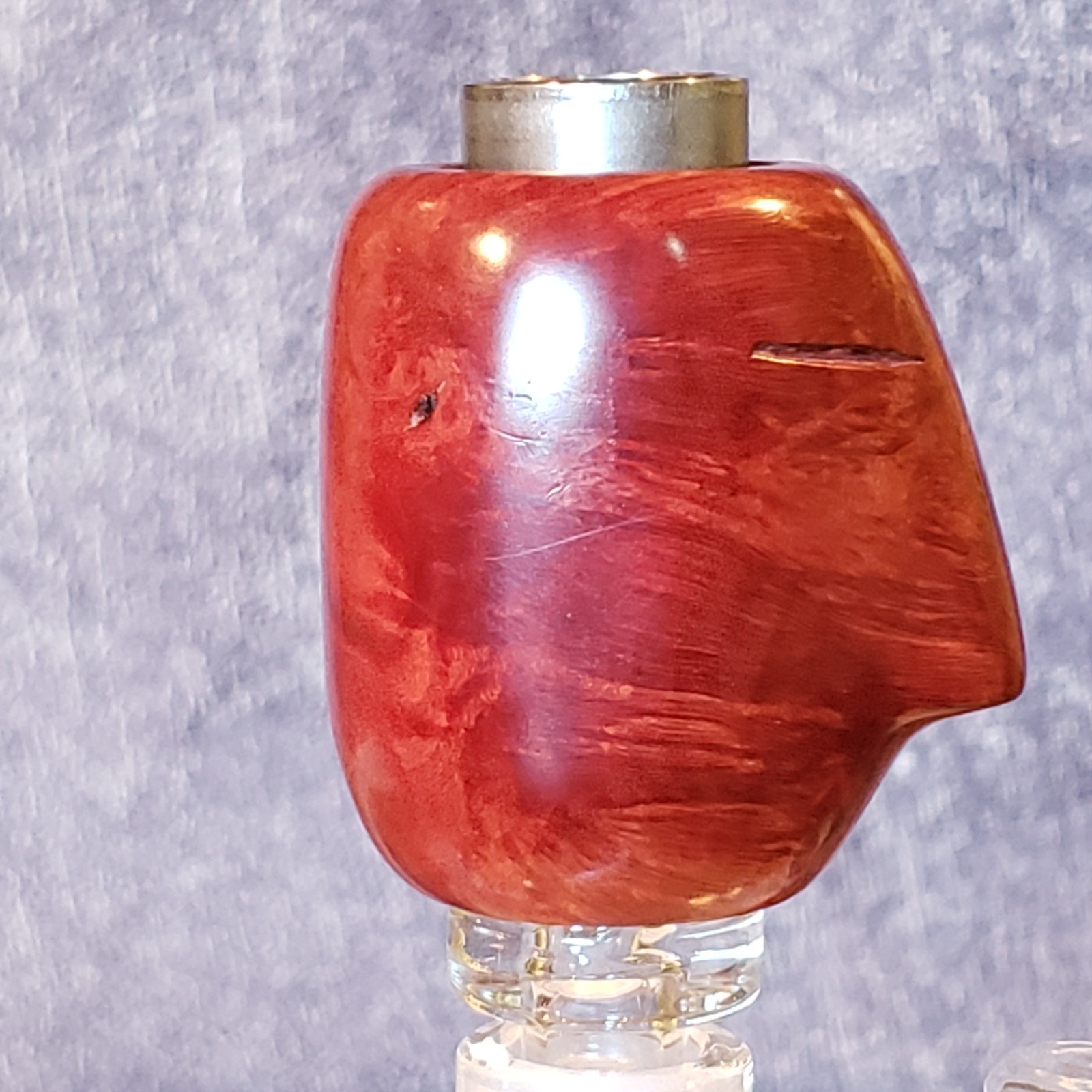 Briar Burl & Titanium Diffuser Bowl-B027D