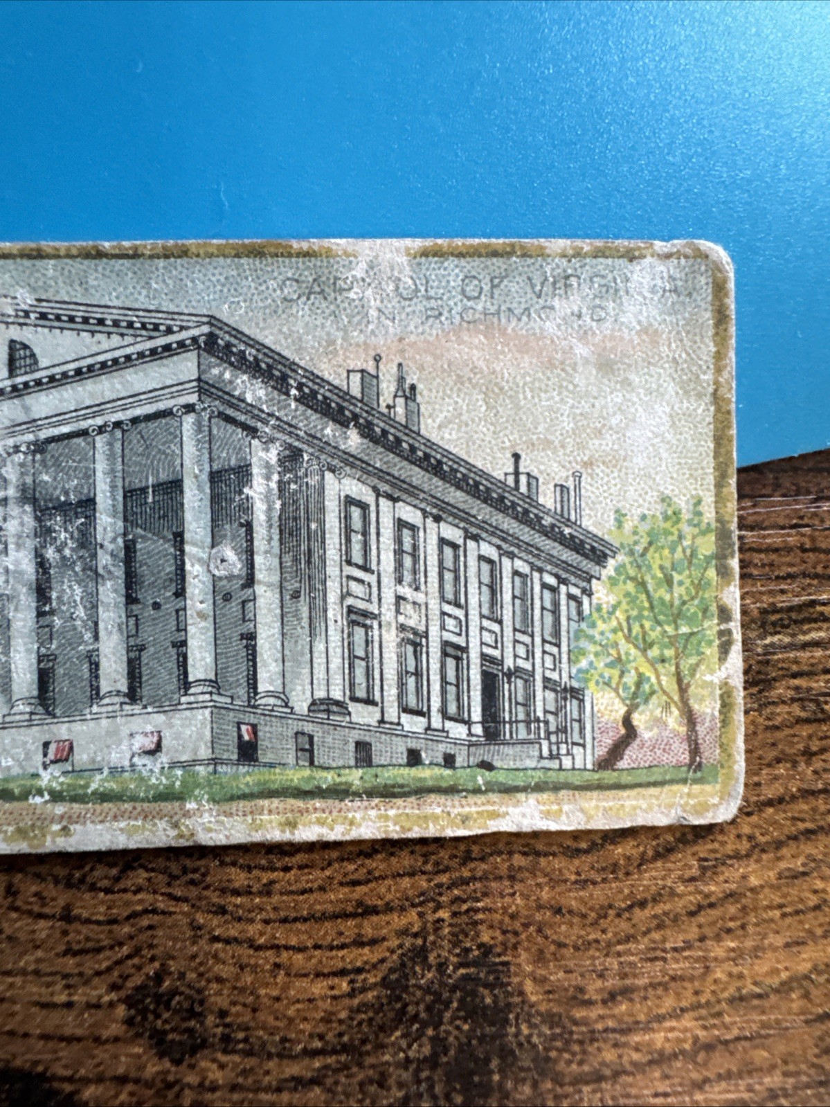 1889 N14 Allen & Ginter General Gov & State CAPITOL VIRGINIA