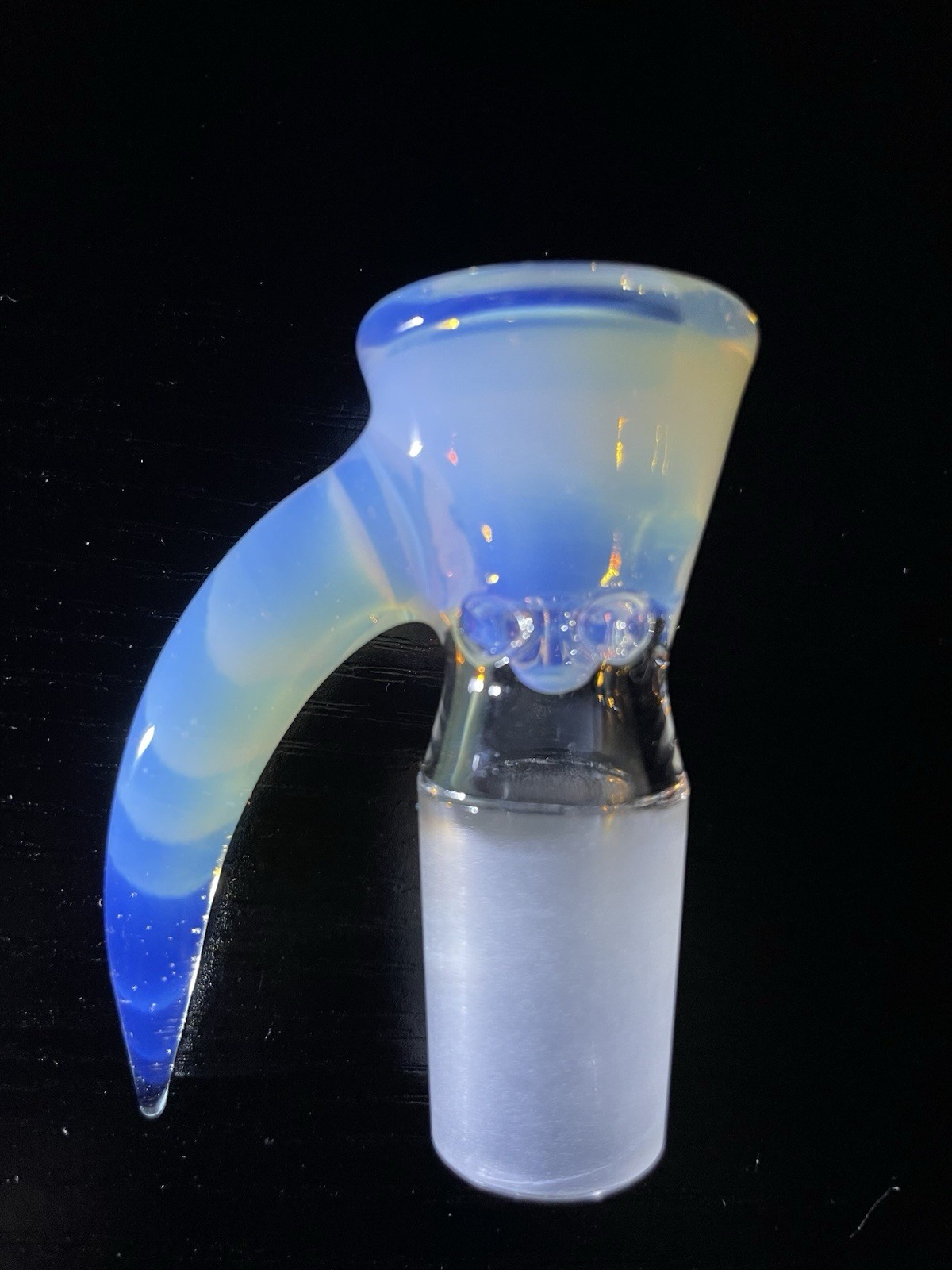 OJ Flame 18mm Ghost Glass Slide