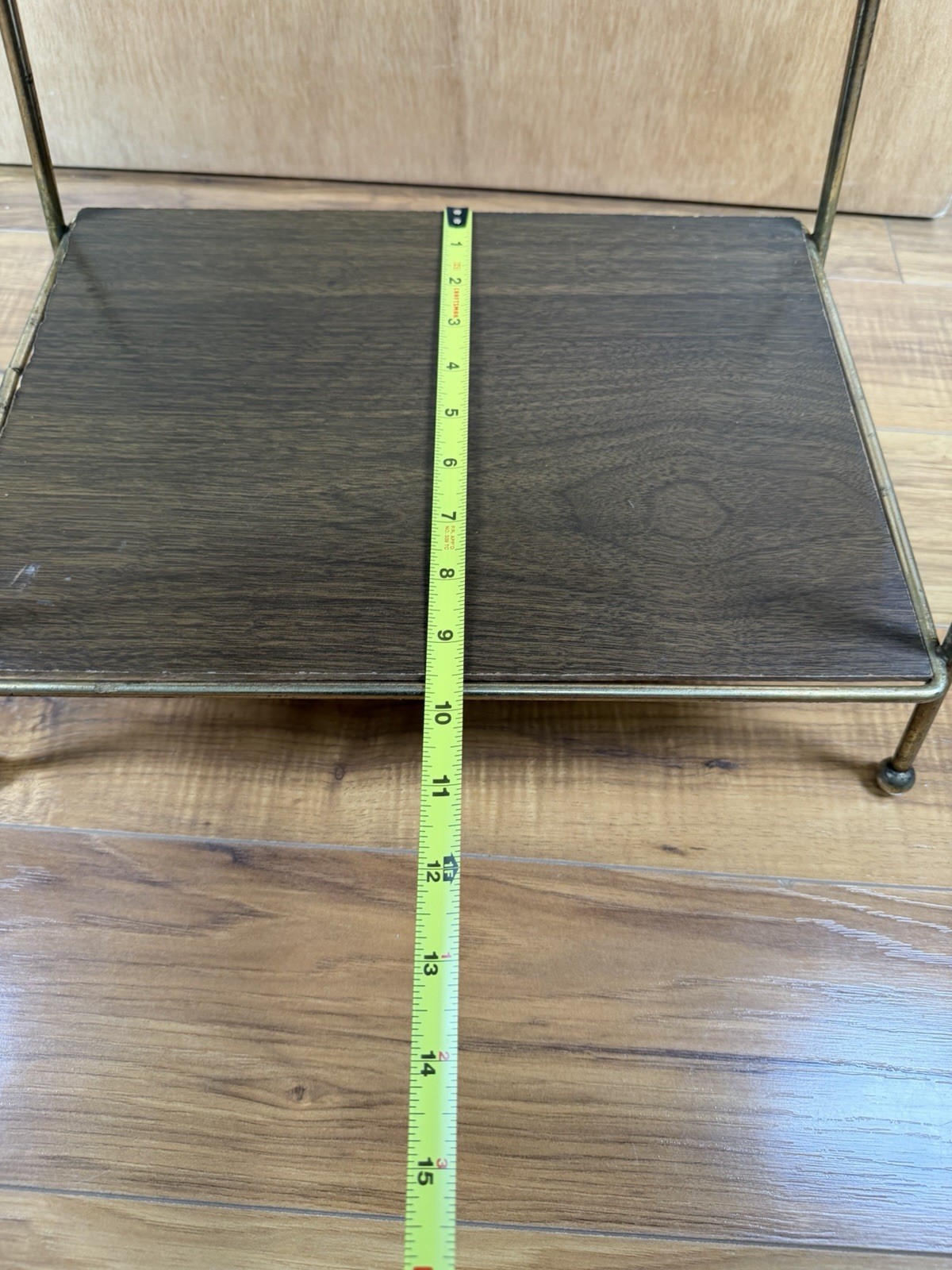 VTG 70s Mid Century Metal Smoke Stand Magazine Rack Atomic Cigar Ashtray MCM Bar