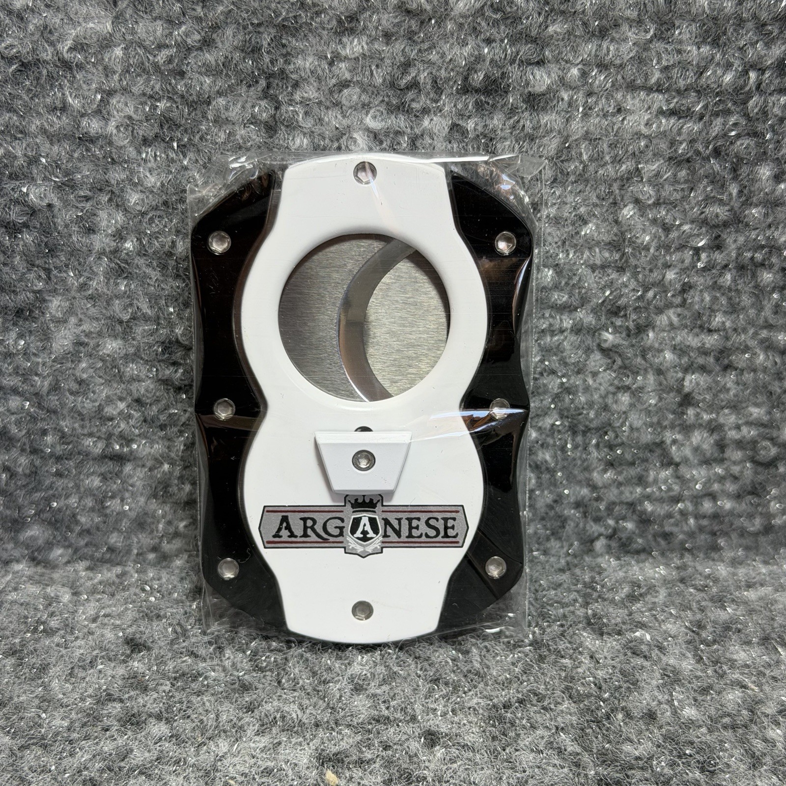 Colibri Arganese Double Guillotine Cigar Cutter Stainless Black Y2k – Old Stock