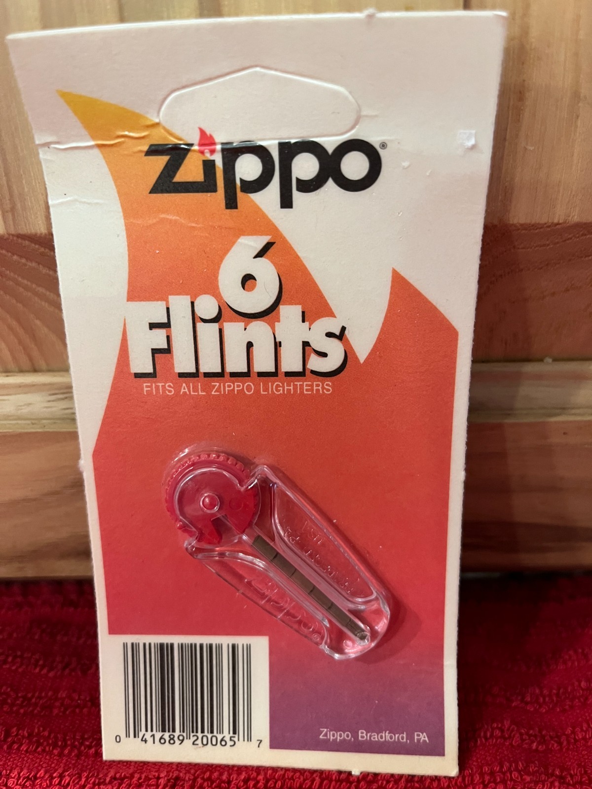 Zippo Flint Pack (6 Genuine Flints Per Pack)~~ NEW Old stock