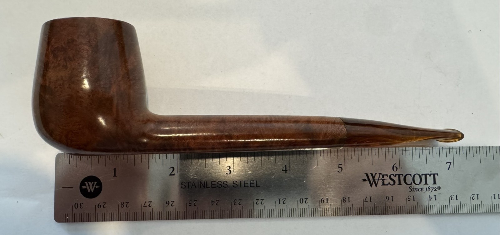JM Boswell 2002 Canadian Estate Pipe USA Handmade Smooth Oval Shank w/ Box