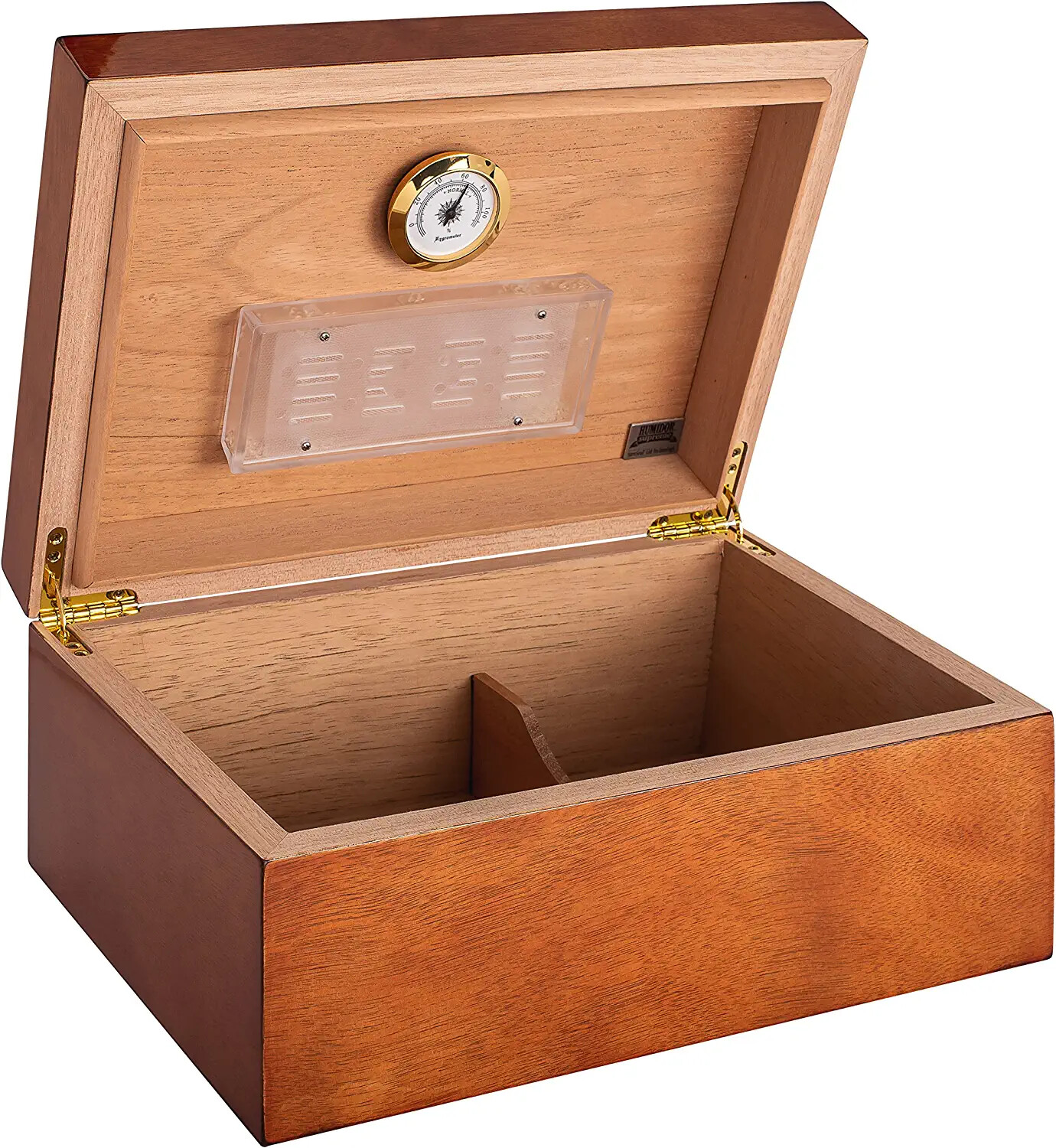 Humidor Supreme Pristina Desktop Cigar Handcrafted Bubinga Wood Mapa Burl