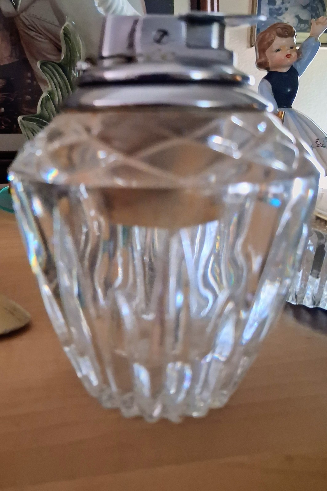 Vintage Princess House Lead Crystal Table Lighter
