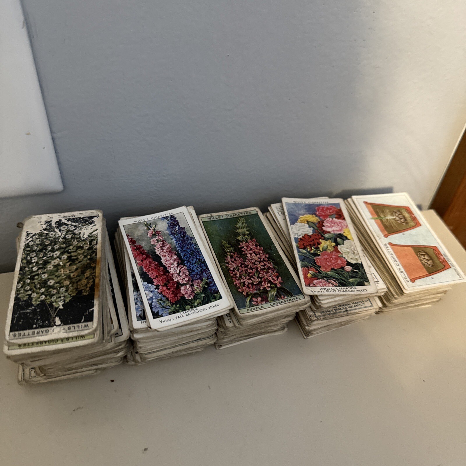 Flower/floral/gardening related tobacco cards RANDOM MIX (10 Count)