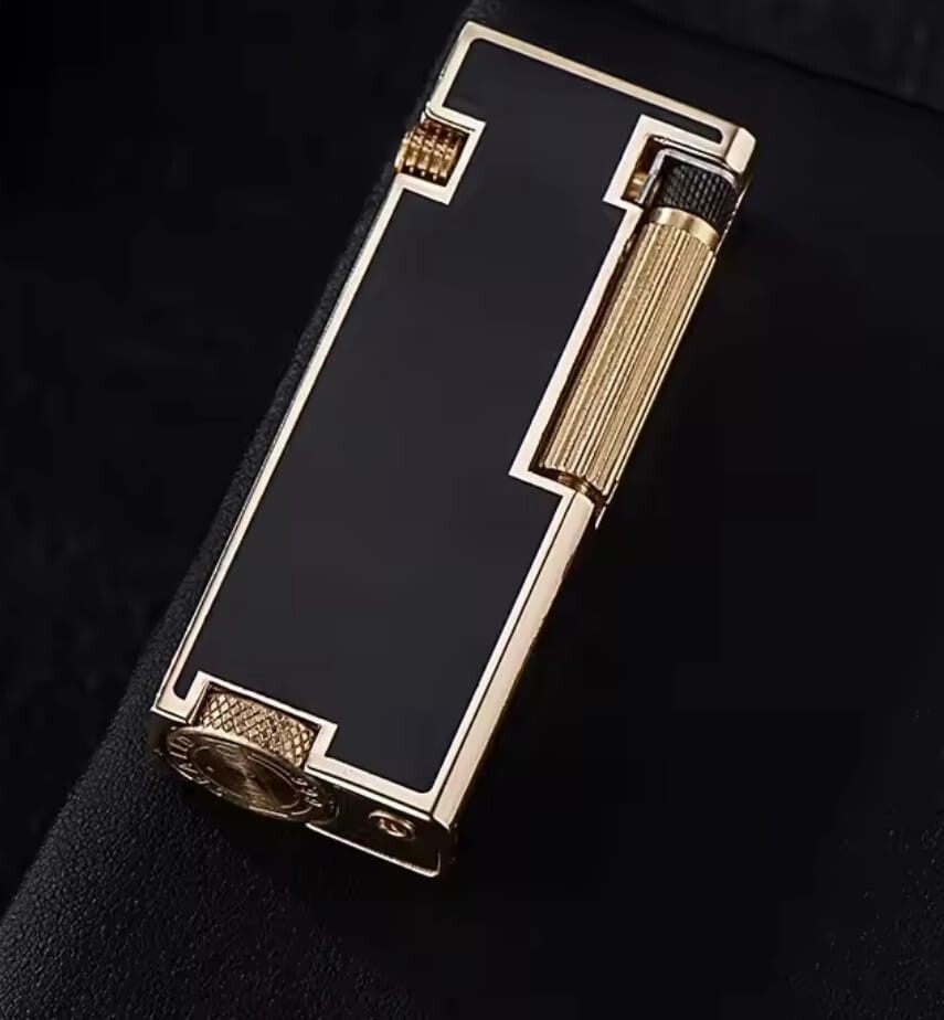 Creative Design Metal Windproof Side Slip Ignition Cigarette Kerosene Lighter