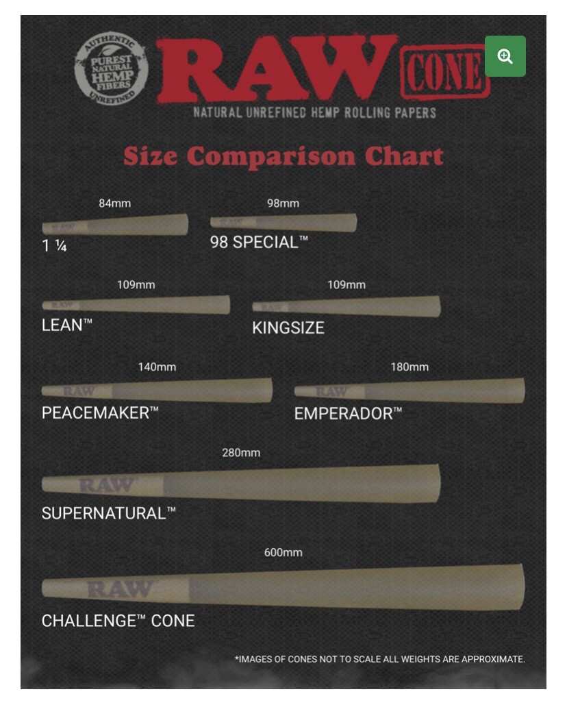 RAW classic king size pre rolled cone with tip (200 pack)+safety lock odor tube