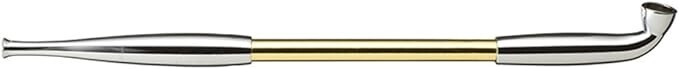 Tsuge Traditional Japanese Kiseru Smoking Pipe Silver x Gold 190mm