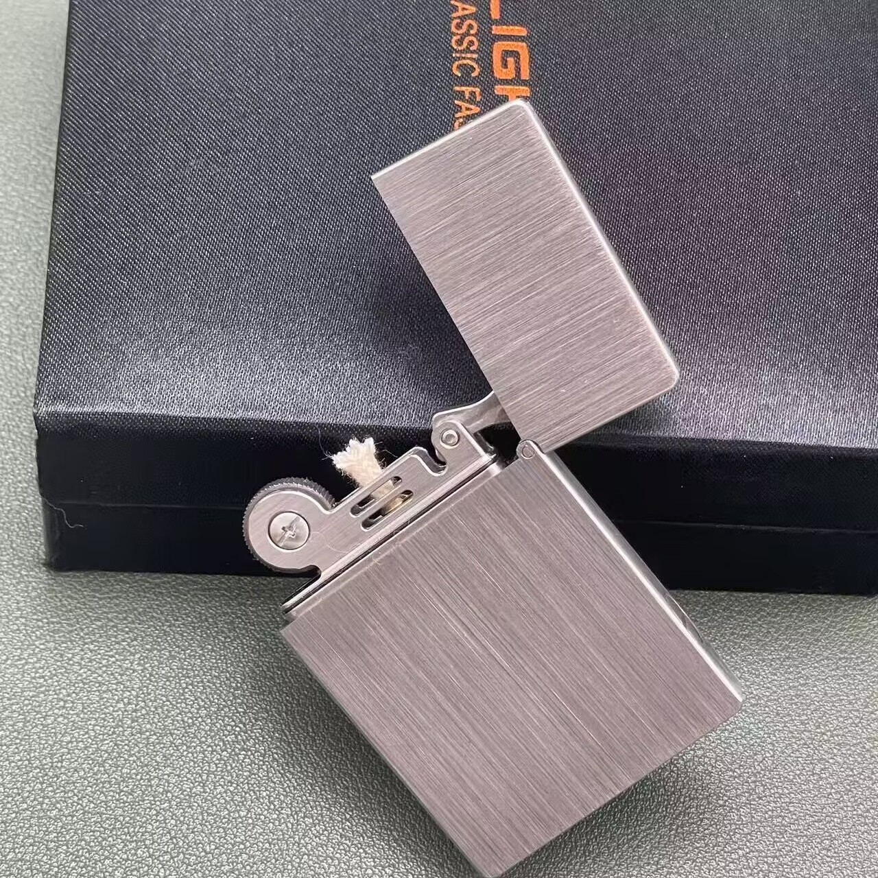 TC4 Titanium Ultra Thin Lighter CNC Armor Windproof Luxury Refillable EDC..