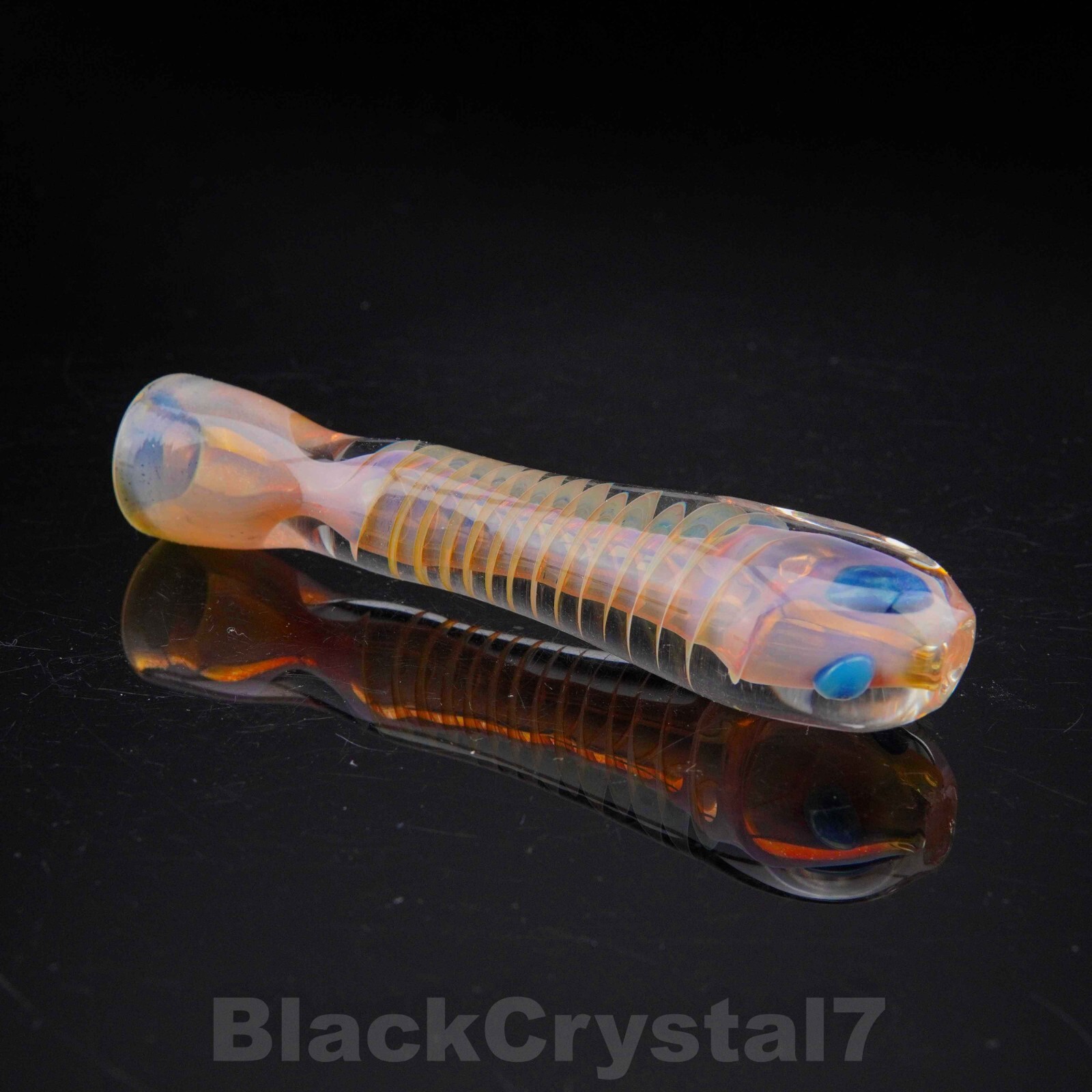 3.5 inch Handmade Gold Fumed Lava Flow Tobacco Smoking Bowl Small Glass Pipes