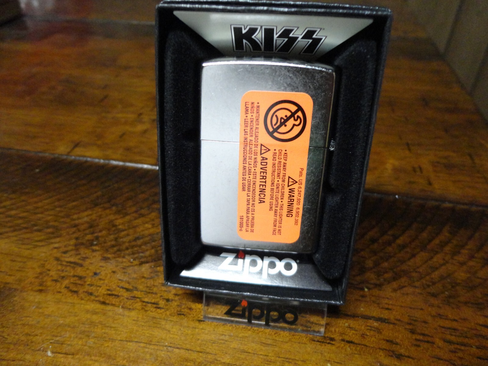 KISS GOD OF THUNDER ZIPPO LIGHTER MINT IN BOX
