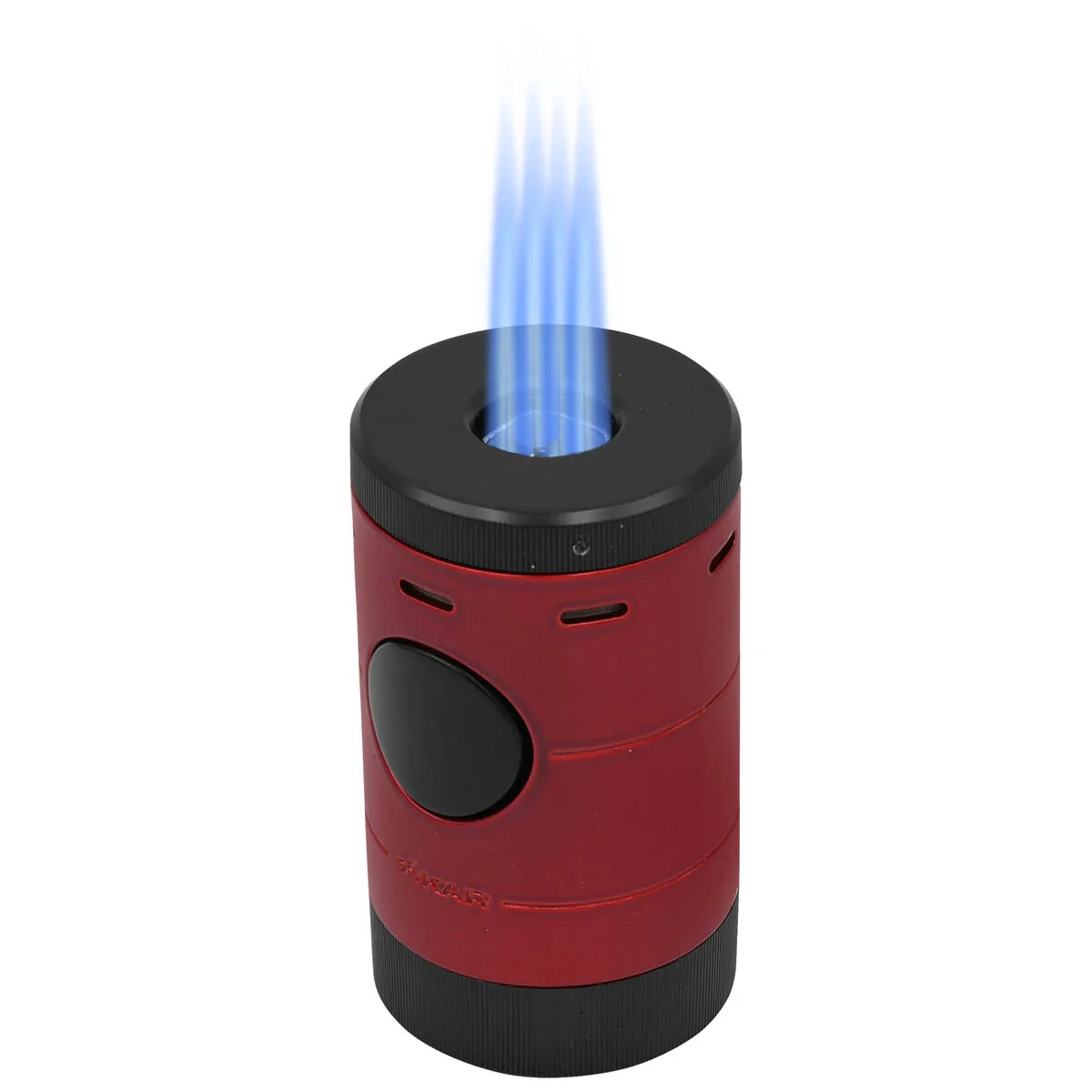 Xikar Cigar Lighter Volta Quad-Jet Flame Torch Red XI-569RD