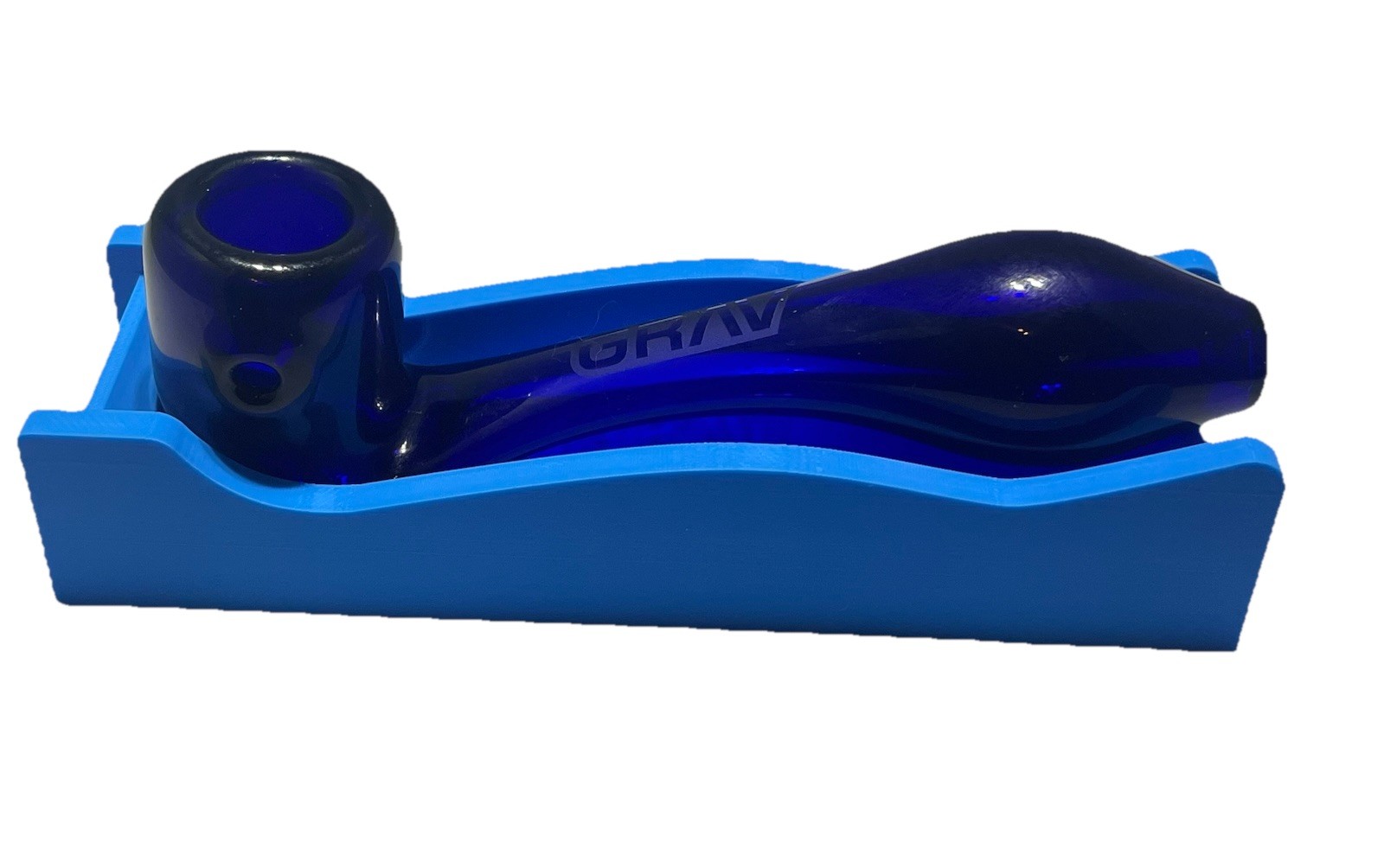 Desk Sled Holder For GRAV 6″ CLASSIC SHERLOCK GLASS Pipe