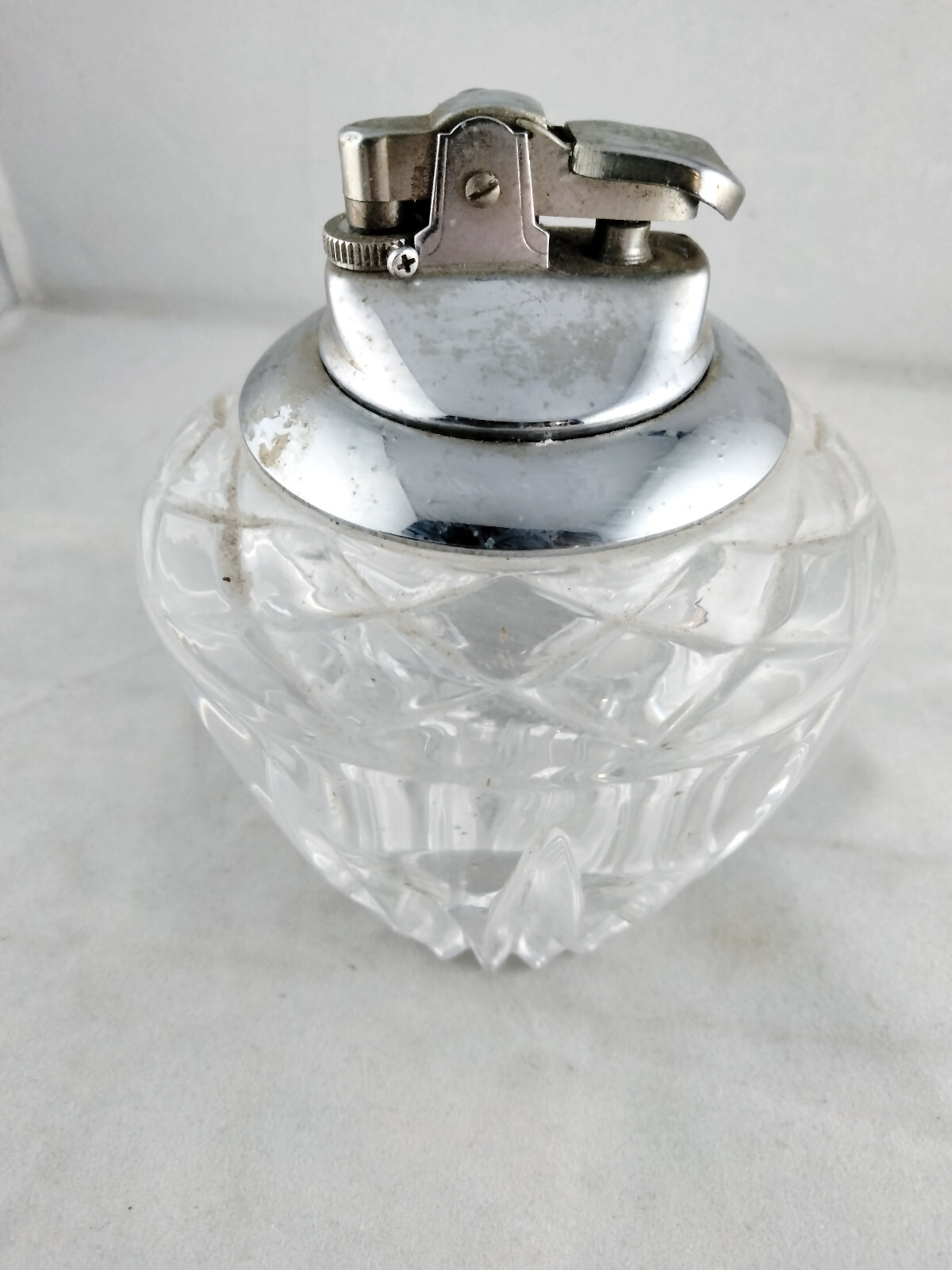 Princess House Highlighter Crystal Glass Table Lighter 4.5” X 3” Desktop Lighter