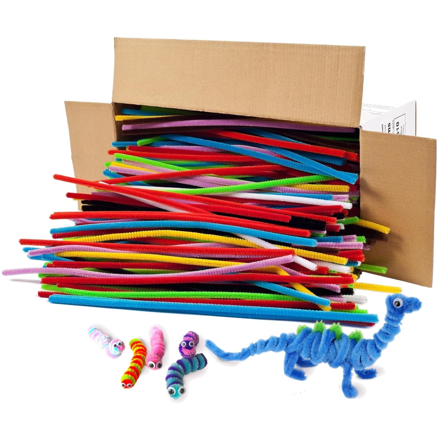 Endless Creativity: 1000 Count Multi-Color Pipecleaners Pack