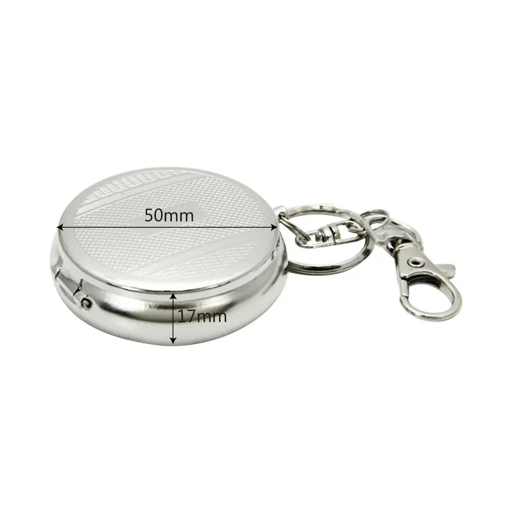 Portable car cigarette ashtray, random pattern, pocket ashtray with keychain